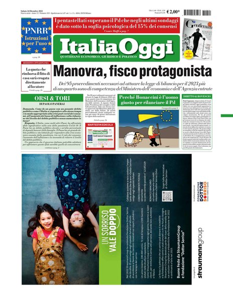 Italia oggi : quotidiano di economia finanza e politica